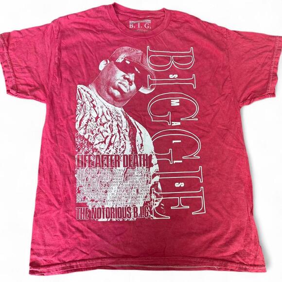 vintage-style tee Biggie's "Life After Death." - Picture 1 of 6